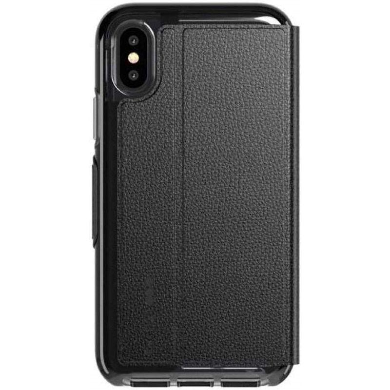 Tech21 Evo Wallet iPhone Xs Max スマホ ケース ブック型 カバー アイホン (ブラック) 並行輸入品