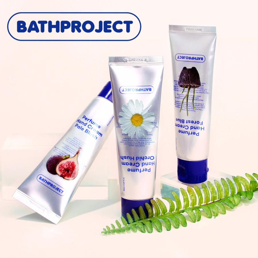【国内発送】BATHPROJECT バスプロジェクト パフュームハンドクリーム 50ml 選べる香り(オーキッドハッシュ/フォレストブルー/ペールブラッシュ) 韓国コスメ |  | 09
