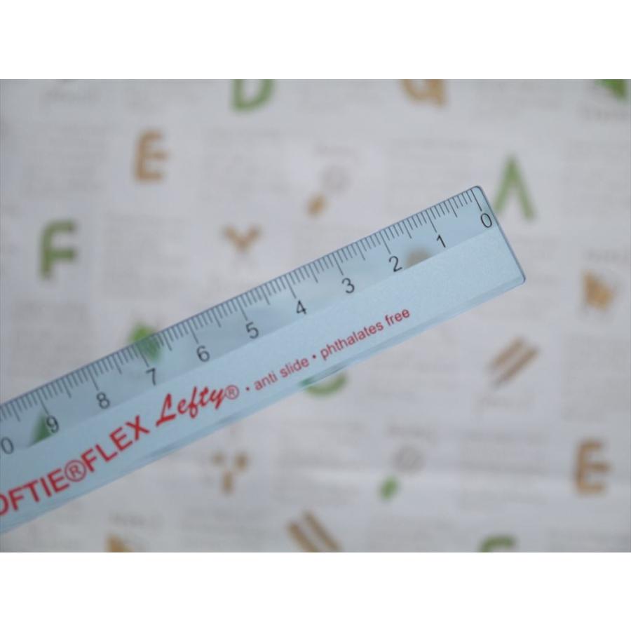 左利き用　プラスチック定規 クリア １５ｃｍ |  | 01