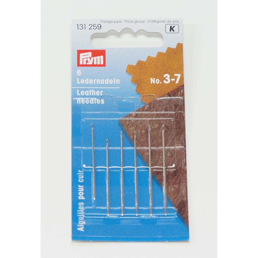 Prym》プリム・皮革専用針6本セット No.3×2本、No.5×2本、No.7×2本