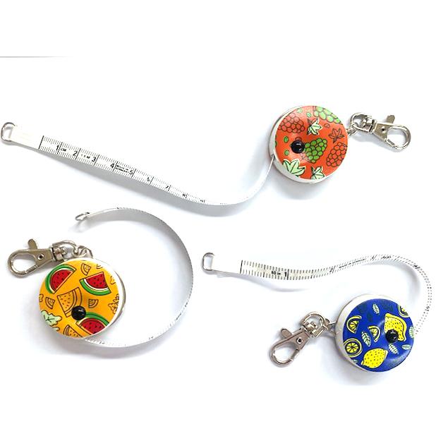 ヘキストマス hoechstmass キーホルダーメジャー スイカ ブドウ レモン
