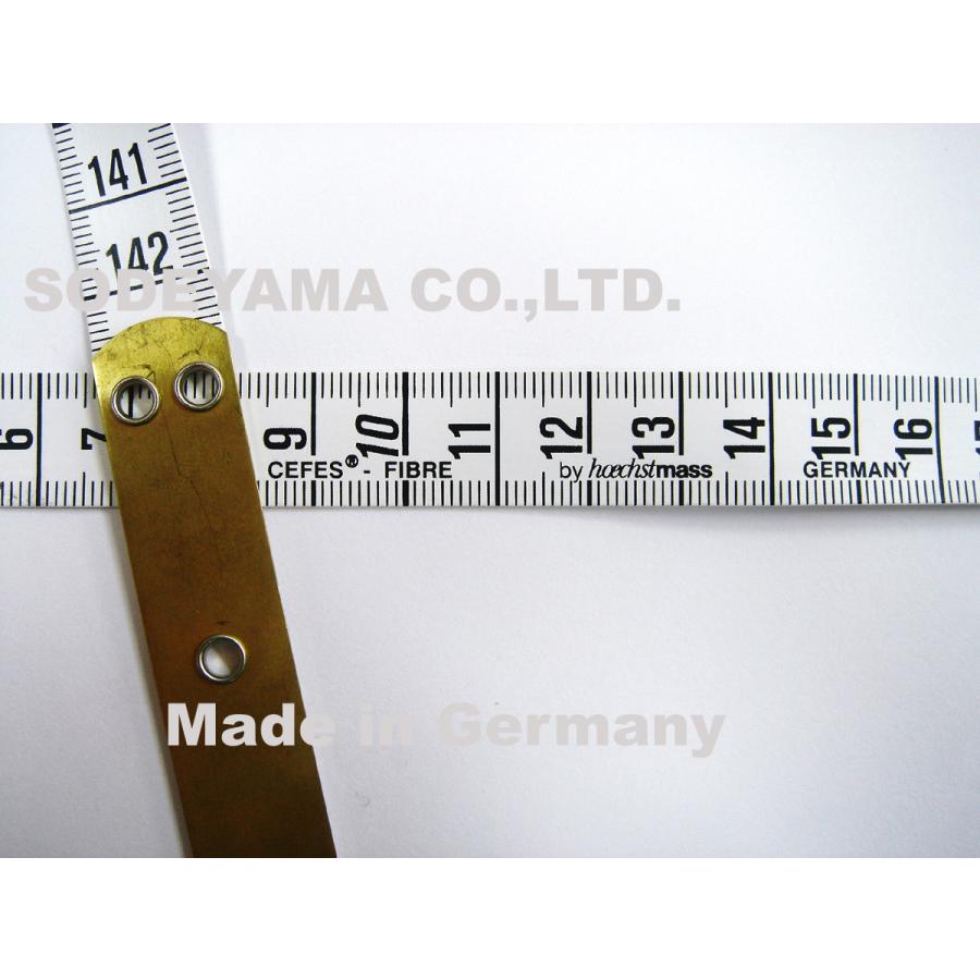 ドイツ製 ヘキストマス  ブラスエンドメジャー 150cm 真鍮付｜handarbeit｜04