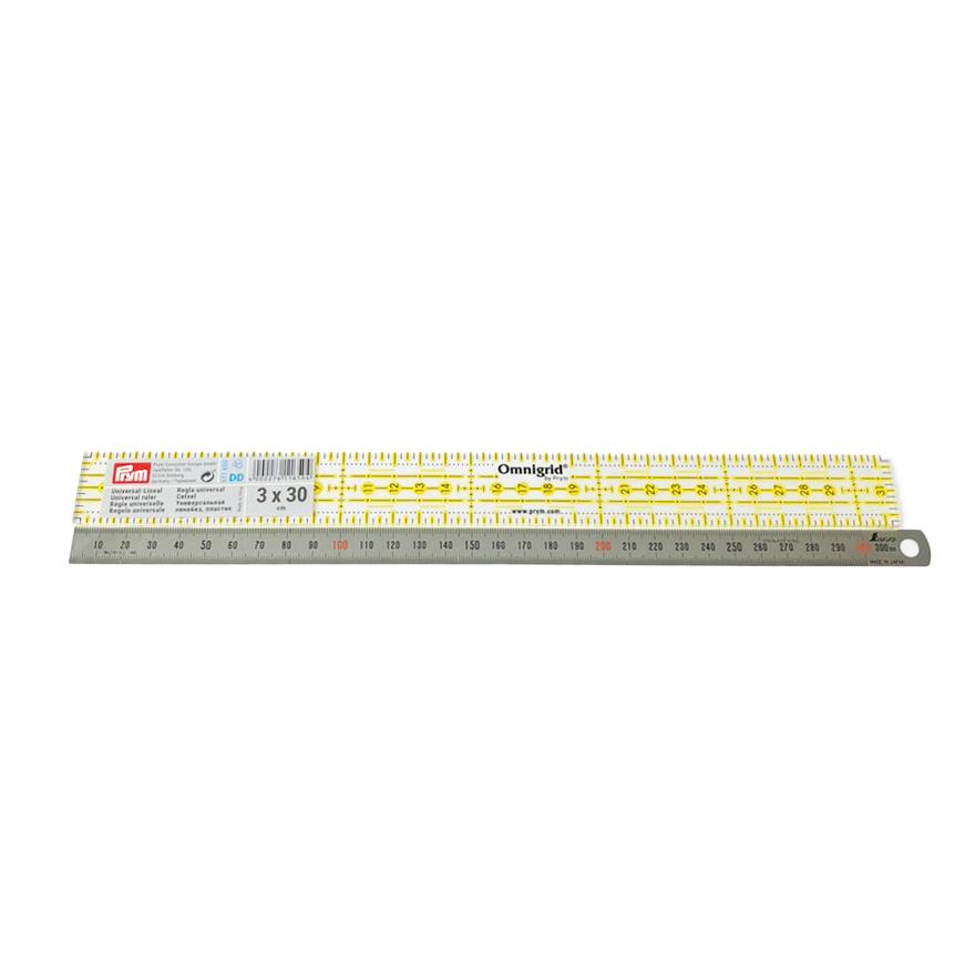 《Prym》プリム・オムニグリッド定規 3cmx30cm 57-619 ルーラー ソーイング 手芸 ものさし 物差し 611650 : ハンダ ...