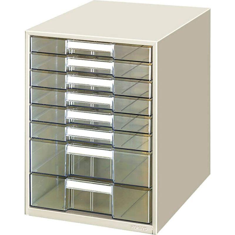 コクヨ レターケース 透明引き出し B4縦 浅6段 深2段 LC-BG608M レターケース 透明引き出し B4縦 浅6段 深2段 LC BG608M