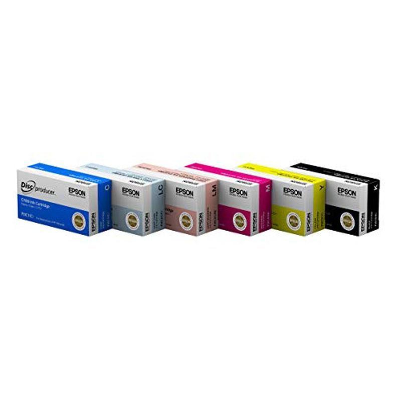 Epson DiscProducer PP-100 インクカートリッジ 6色セット 小売パッケージ