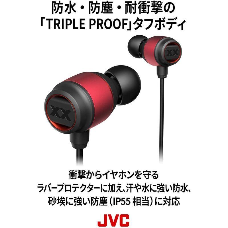 JVC HA-XC30BT-B Bluetoothイヤホン XXシリーズ/重低音/防水・防塵・耐衝撃/ネックバンド/15時間連続再生 ブラッ 防塵 HA XC30BT Bluetoothイヤホン XXシリーズ/重低音/防水 耐衝撃/ネックバンド/15時間連続再生 ブラッ