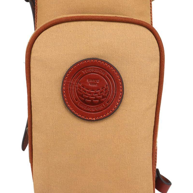 【国産】 Tourbonコース トレーニング 練習ゴルフバッグ クラブ トラベルケース ファスナーポケット付き 防水キャンバス&レザー 【W2507110583】(12661円)