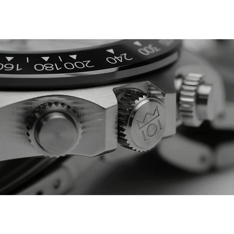 HYAKUICHI 101ヒャクイチ ダイバーズ クロノグラフ ウォッチ メンズ腕時計 20気圧防水 デイト クォーツ セラミックベゼル S セラミックベゼル 101ヒャクイチ ダイバーズ クロノグラフ ウォッチ メンズ腕時計 20気圧防水 デイト クォーツ