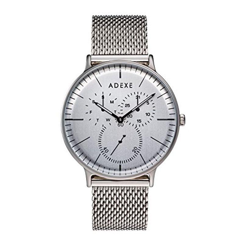 世界有名な アデクス 腕時計 シルバー 正規輸入品 1868A-01 クォーツ 腕時計
