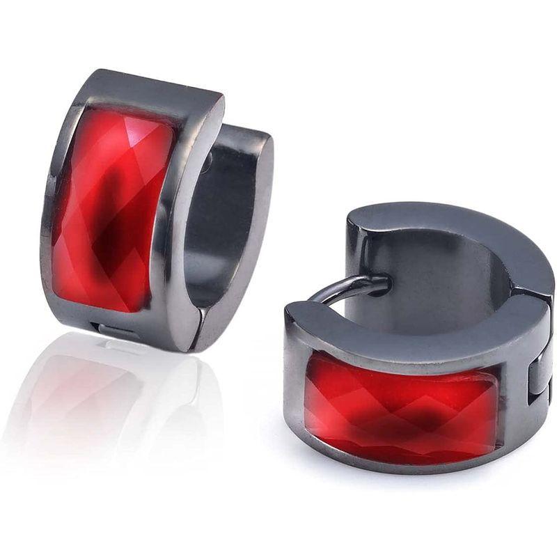 Puente ピアス メンズ レディース リング フープピアス 両耳セット ステンレス リングピアス ダイヤカット 太い 太め メンズピアス 001 Handa Works 通販 Yahoo ショッピング