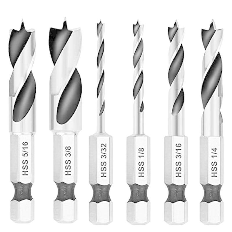 Bestgle木工用ドリルビット 木工 丸軸 先三角木工ドリル六角軸ドリル 下穴ドリルビット 木工樹脂用ドリル刃穴あけドリルビット麻花ドリル Handa Works 通販 Yahoo ショッピング