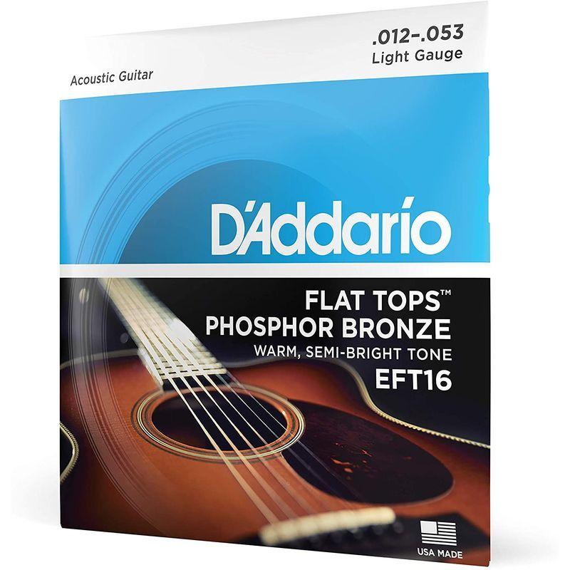 82％以上節約 D'Addario ダダリオ アコースティックギター弦 Light Flat Regular フォスファーブロンズ Tops  .012-.0 ギター、ベース用パーツ、アクセサリー
