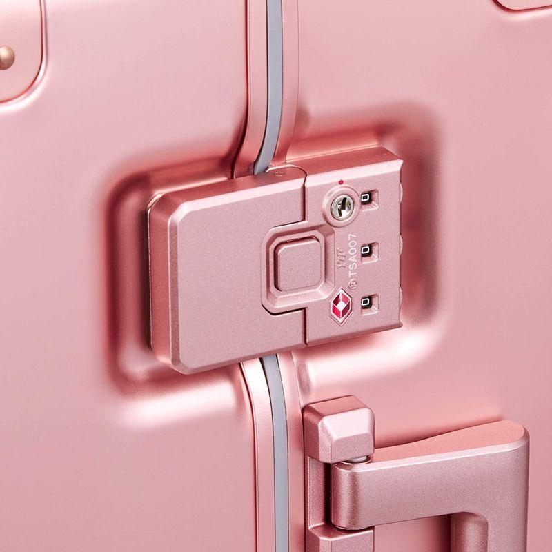 エー・エル・アイ スーツケース ハードキャリー Aluminum MAXBOX 機内持ち込み可 35L 4.1kg ピンクゴールド エル アイ スーツケース ハードキャリー Aluminum MAXBOX 機内持ち込み可 35L 1kg ピンクゴールド フレーム