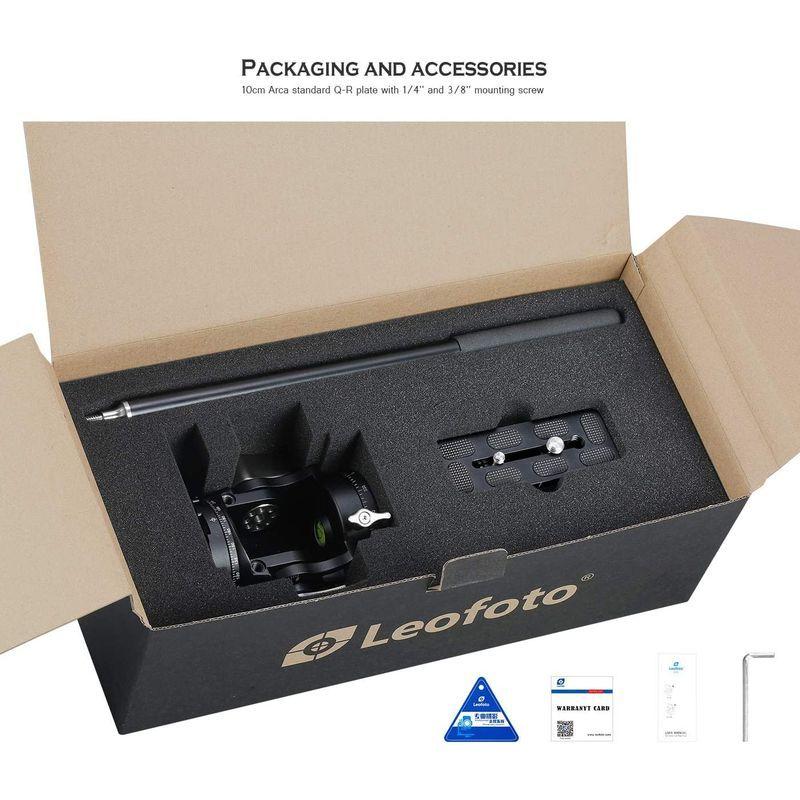 LEOFOTO 2way雲台 パンニングクランプ装備 アルカスイス互換 VH-30R ［ビデオ雲台］ 2way雲台 パンニングクランプ装備 アルカスイス互換 VH 30R ［ビデオ雲台］