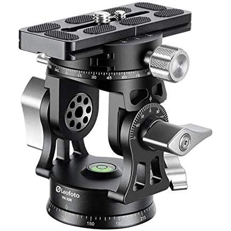 LEOFOTO 2way雲台 パンニングクランプ装備 アルカスイス互換 VH-30R ［ビデオ雲台］ 2way雲台 パンニングクランプ装備 アルカスイス互換 VH 30R ［ビデオ雲台］