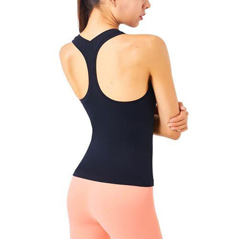 ヨガウェア トップス タンクトップ 伸縮性 ホットヨガ スポーツキャミソール スポーツジム フィットネス おしゃれ ブラック S 0apatsmkoa ファッション Locallatemodels Com