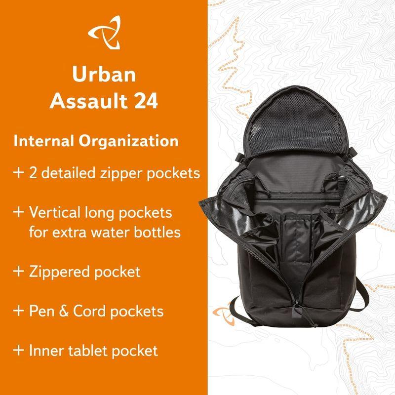 ミステリーランチ アーバンアサルト オレンジタグ　廃盤モデル　ブラック 24L ミステリーランチ アーバンアサルト 旧ロゴ オレンジタグ - メルカリ