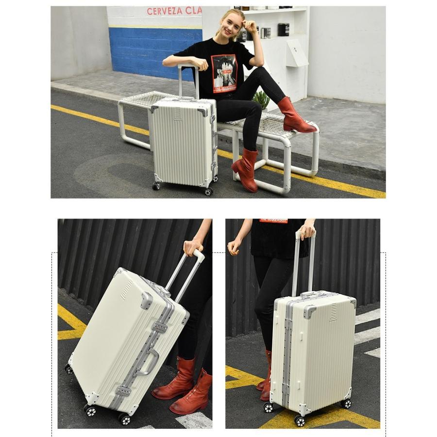 本日価格❗️スーツケース L✨アルミフレーム タイプ キャリーケース 大型 TSA スマートバード スーツケース 大型 Lサイズ アルミフレーム