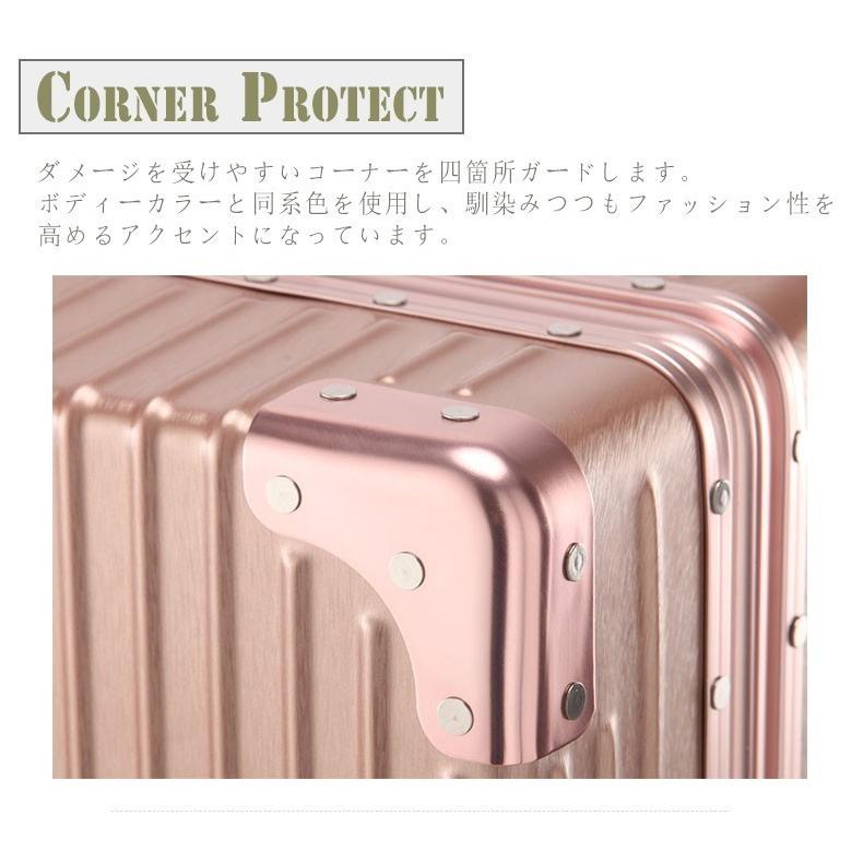 スーツケース　アルミニウムフレーム式 中型 Mサイズ TSAロック搭載 W車輪,旅行かばん・キャリーバッグ・一年保証　送料無料 A053M |  | 06