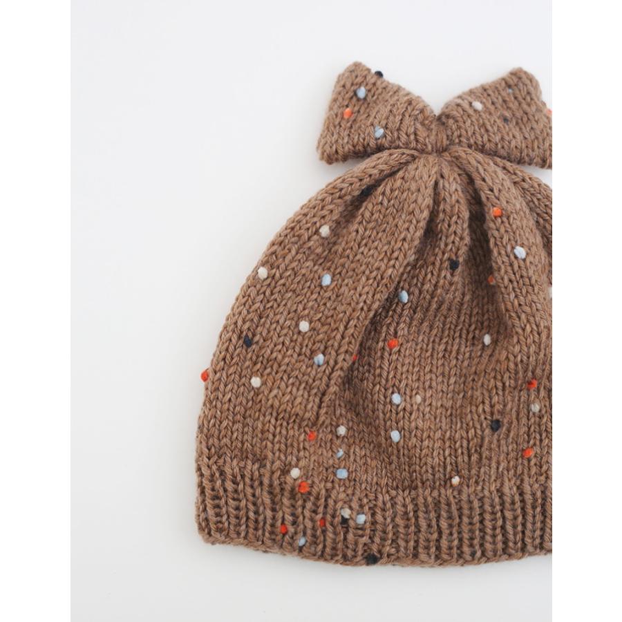 手芸キット 編み図付 キッズのリボンニットキャップ 0w 2105 編み物 手作りキット ダルマ 0w 2105 手芸の山久ヤフー店 通販 Yahoo ショッピング