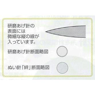 クロバー（Clover） ぬい針職業用研磨あげ針 N-研磨あげ針 四ノ三半