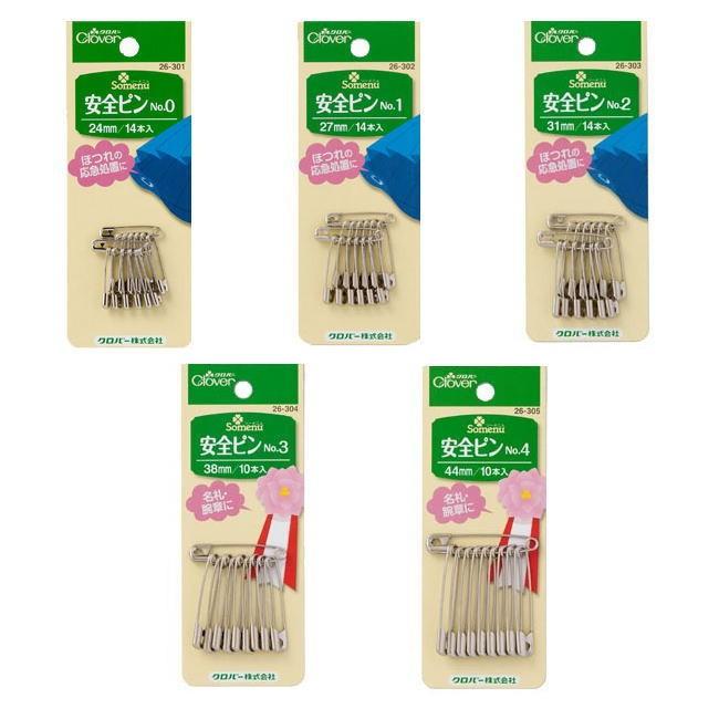 ⭐︎クローバーピース⭐︎ページ クロバー（Clover） 安全ピン No.0〜4 止め具 ソーイング : 手芸の山