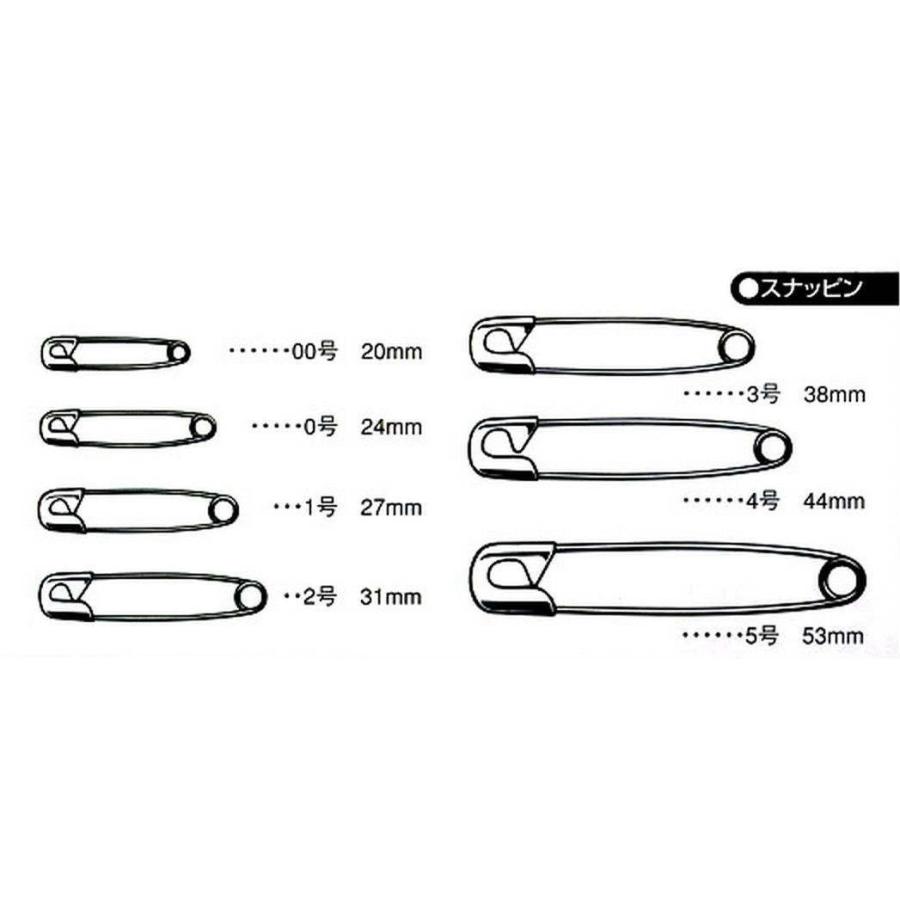 スナッピン No３ スチール製 1,000個1袋 安全ピン snapin｜handcraft｜02