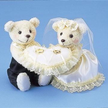 パナミ クマのハートリングピローキット ウェディング 取寄せ商品