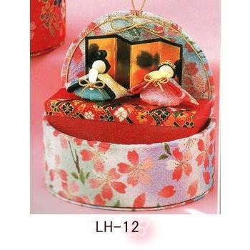 パナミ ちりめん細工 桃のたまて箱 LH-11/LH-12 雛人形 手作りキット