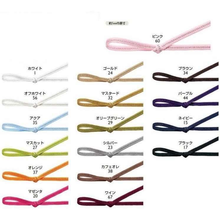 東京リボン 】 GR・ラメステッチ〔約5mm×19m〕リボン : 手芸の山久