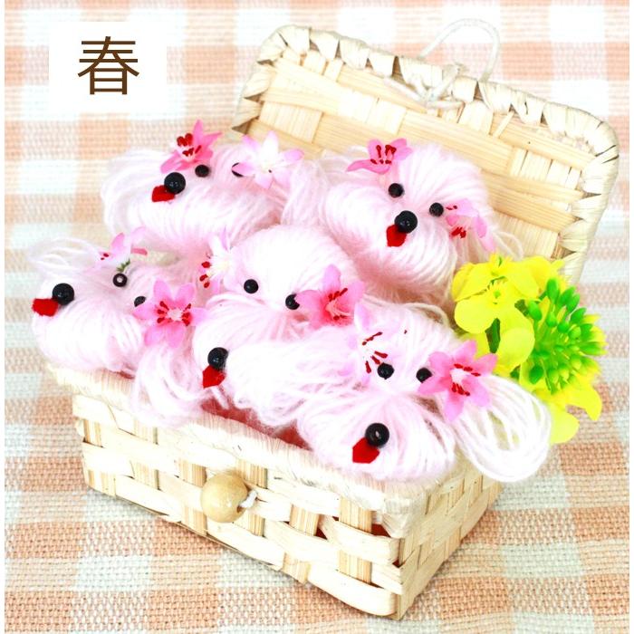 山久オリジナル 手芸キット ふわふわモヘアのワンチャン かわいい
