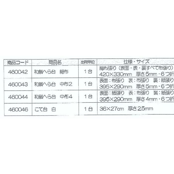 和裁用へら台 特号総布 460042 金亀 : 手芸の山久ヤフー店 - 通販