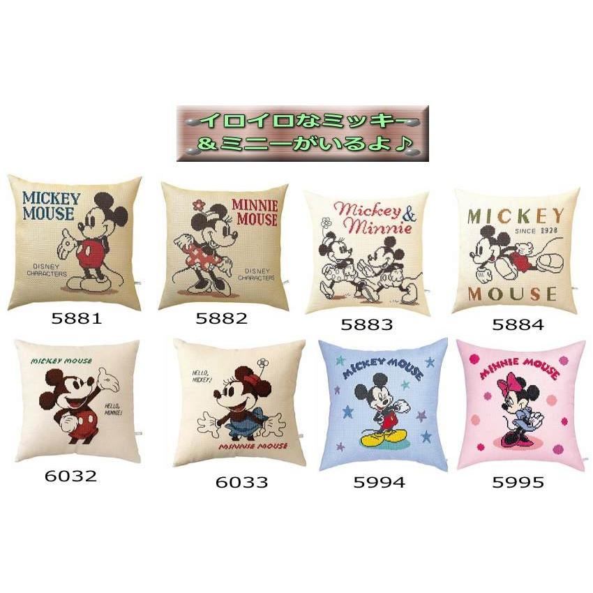 刺繍キット オリムパス 5995 ミニーマウス・水玉 クロスステッチ