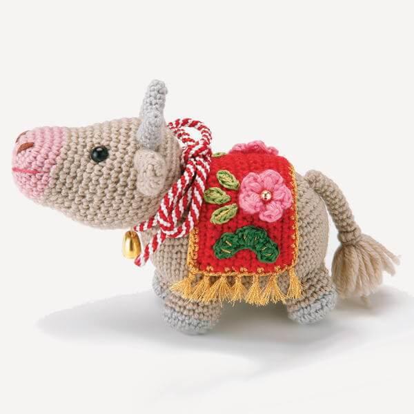 Olympus（オリムパス） 干支 あみぐるみ キット 福福 飾り牛 MK-89