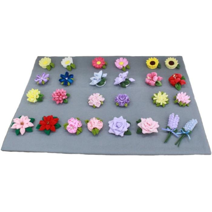 つまみ細工 キット はじめてのつまみ細工 ハイビスカスのブローチ ブローチ 花 オリムパス 手芸の山久 手芸の山久ヤフー店 通販 Yahoo ショッピング