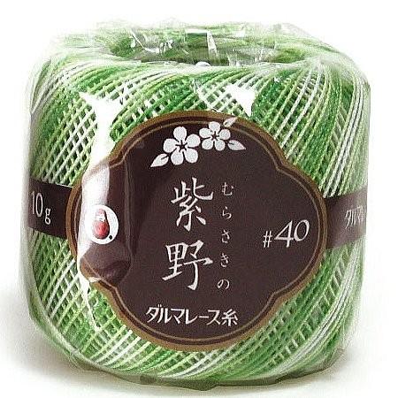レース糸 40番 グラデーション 紫野 むらさきの 10ｇ巻かすり 同色3玉単位 ダルマレース糸40番 手芸の山久ヤフー店 通販 Yahoo ショッピング