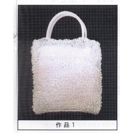 手編みキット 編み図付き エクトリー ジュエリーレース糸2カセ