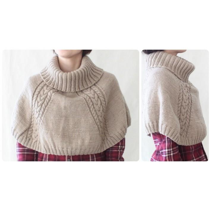 手編みキット 手芸キット 編み図付 タートルネックポンチョ 5wtw01 ダルマ 手芸の山久 5wtw01 手芸の山久ヤフー店 通販 Yahoo ショッピング