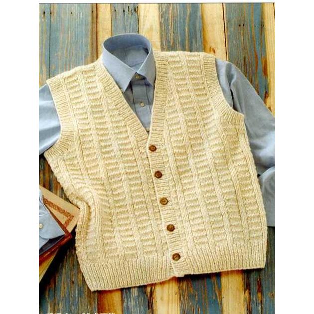 編み図付 キット 地模様のカンタン前開きベスト ボタン付き 生成り ベージュ杢 手編み キット ハマナカ Hama 05set152 手芸の山久ヤフー店 通販 Yahoo ショッピング
