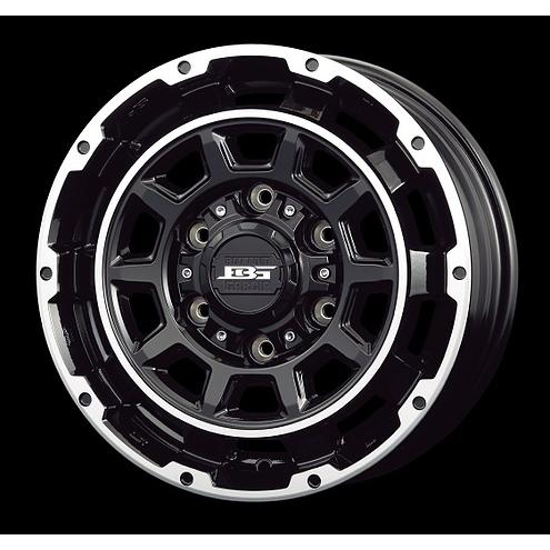 KOSEI BOTTOM GARCIA DEGRE 15インチ 6.0J +33 6-139.7 ブラックポリッシュ 4本で送料無料 コーセイ ボトムガルシア ディグレ