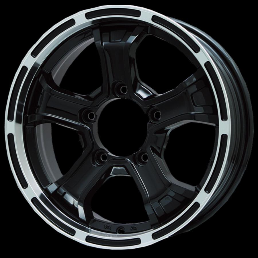 BIGWAY B-MUD K 16インチ 5.5J +20 5-139.7 グロスブラック/リム