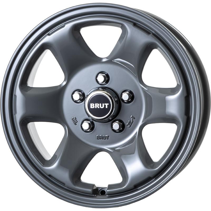 トライスターインターナショナル - TRISTAR BRUT BR-44 CCT 16in 6.5J +30 5-114.3 混凝土 4本で貨物輸送無料 取り組みはやりっ子 ブルート デリカD:5相応う
