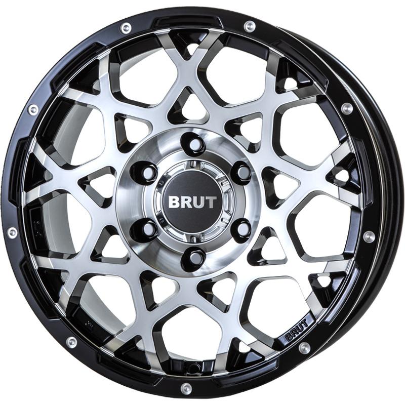 ひろし　br55 ホイール4本 トライスターインターナショナル TRISTAR BRUT BR-55 MMB 17インチ 7.5
