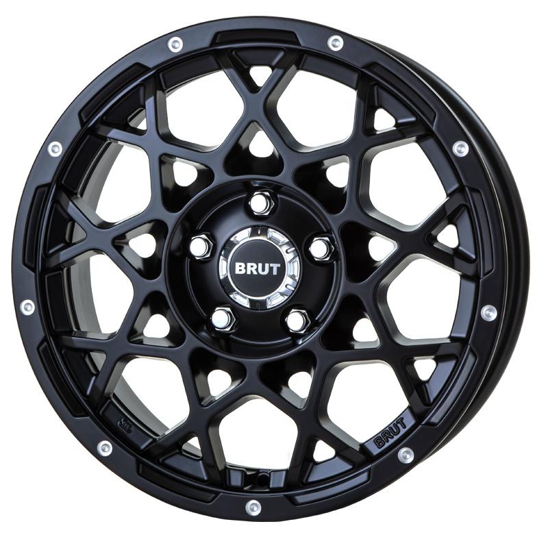 BRUT BR-55 17インチ ５穴 ホイール 4本セット トライスターインターナショナル TRISTAR BRUT BR-55 MSB 17インチ 7.5