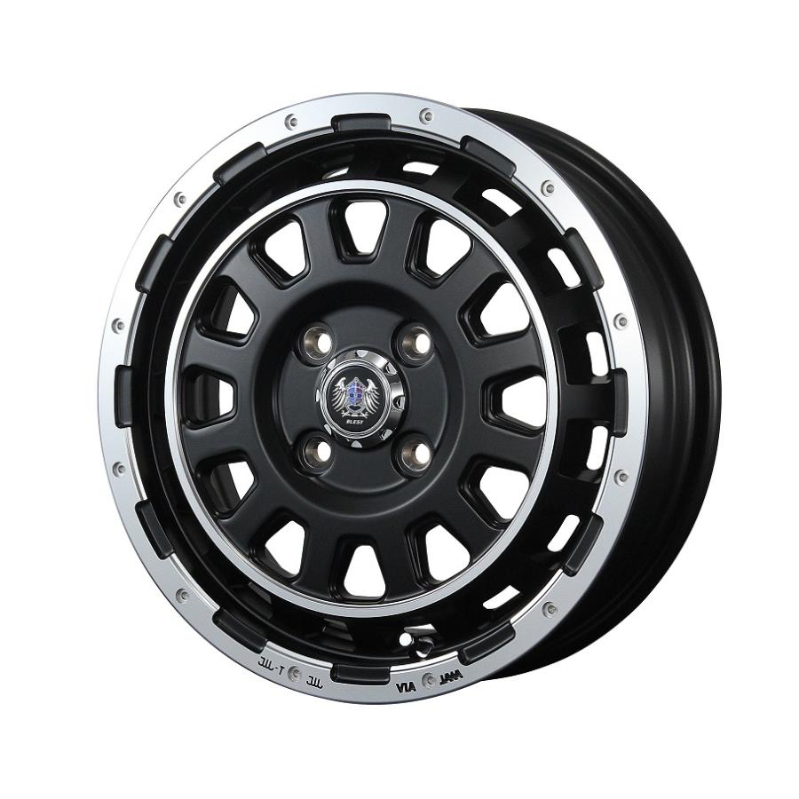 BLEST Bahns Tech DH-Stream 14インチ 4.5J +45 4-100 セミグロス 