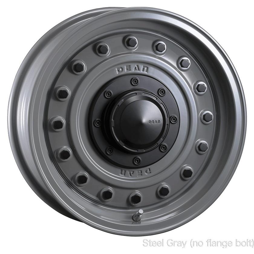 CRIMSON - DEAN COLORADO 16in 7.0J +40 10-120 スチール写真薄墨色4本で貨物輸送無料 クリムソン ディーン コロラド アルミホイール-タイヤ、ホイール