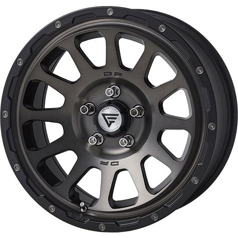 DELTA FORCE OVAL 17in 8.0J +35 5-114.3 マットスモークポリッシュ 4本で貨物輸送無料 デルタフォース オーバル アルファード タイヤ、ホイール-アルミホイール