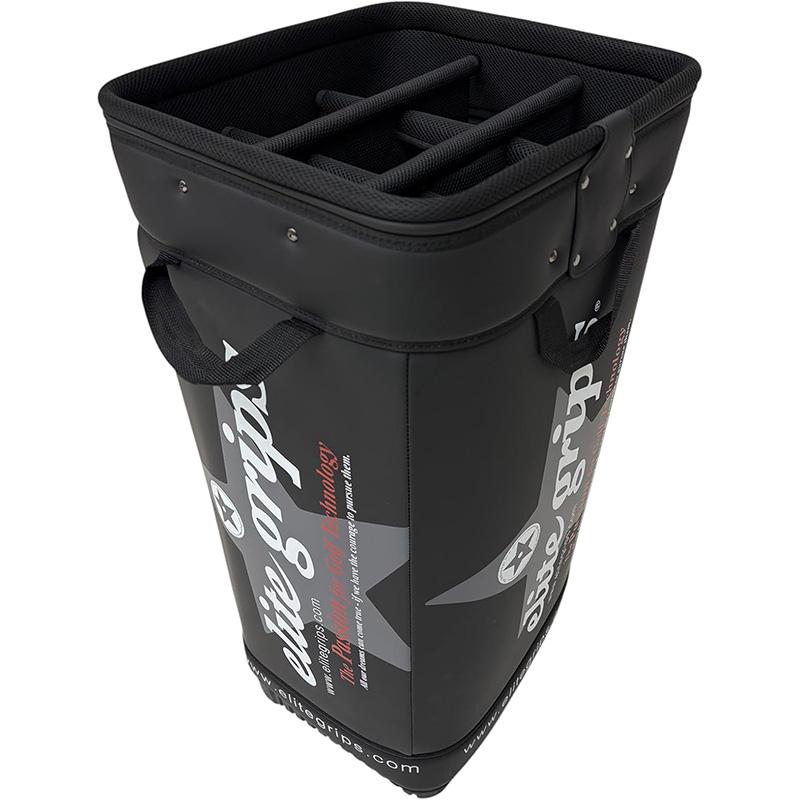 elite grips スタンド 黒 美品 elite grips（エリートグリップ） ゴルフクラブ スタンド スクエア