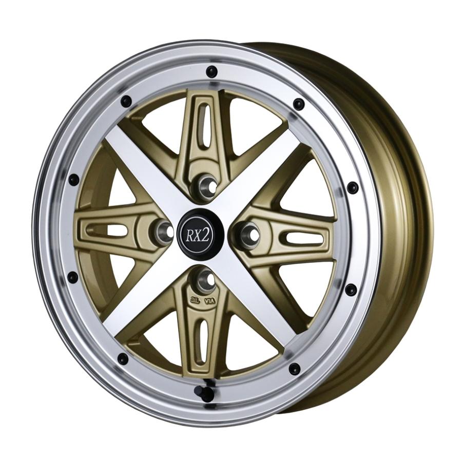 ドゥオール アルジェノンフェニーチェRX2 ドゥオール DOALL Algernon FENICE RX2 14インチ 4.5J +43 4-100
