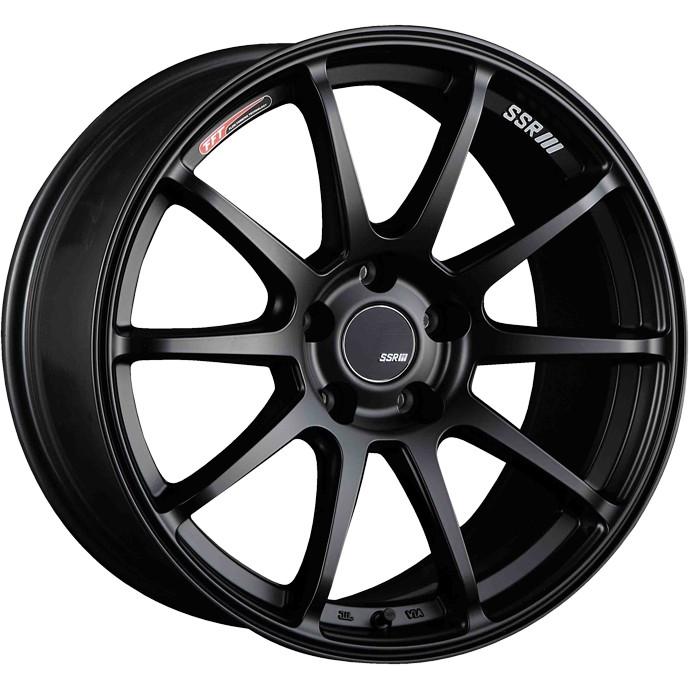 SSR GTV02 17インチ 7J +42 5H 114.3 SSR SSR GTV02 17インチ 7.0J +42 5-114.3 フラットブラック4本で送料